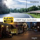 1080P WiFi Dual Dash Cam (Front & Inside) with IR Night Vision, Loop Recording, Wide Angle - Tech Trove