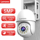 Lenovo 5MP Smart WiFi Outdoor PTZ Camera – 5x Zoom, Auto-Tracking, ONVIF, CCTV IP Security Camera.