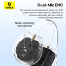 Baseus AirGo AS01 Wireless Ear Clip Earphones with Bluetooth 5.3, 2-Mic ENC, HD Call Noise Reduction, and Sports Earbuds - Tech Trove