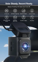 Baseus VD1 3K Dash Cam – Front & Rear, HD, GPS, Galileo, Supercapacitor, 24H Parking Support - Tech Trove