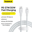 Baseus TPE 20W USB C Cable  Fast Charging Cable Type C For IPhone - Tech Trove