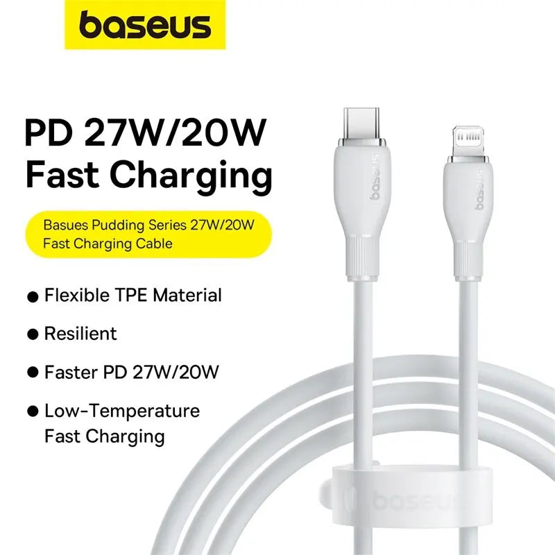 Baseus TPE 20W USB C Cable  Fast Charging Cable Type C For IPhone