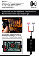 4K 11.26" Car DVR Dash Cam with CarPlay, Android Auto, GPS, WiFi, BT, FM, Rearview Mirror Recorder - Tech Trove