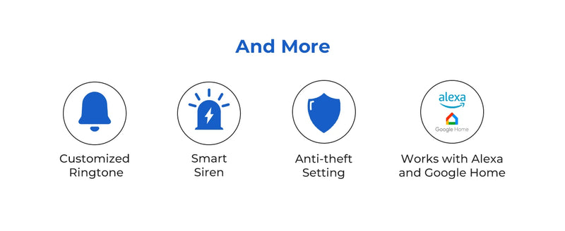 MILAB 2.5K Smart WiFi Video Doorbell with Human Detection