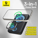Baseus 10,000mAh Magnetic Power Bank, 27W PD Output, 15W Wireless Charging