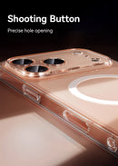 Joyroom Magnetic Wireless charger thin Case For iPhone 17 Case Anti Yellow Transparent Cover - Tech Trove