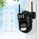 BESDER 9MP Dual Screen Wifi Camera 8X Digital Zoom Color Night Vision Outdoor Security Protection