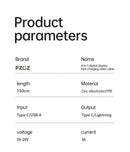 PZOZ 60W Fast charging Cable for Iphone/Type C/USB