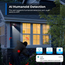 BESDER 9MP Dual Screen Wifi Camera 8X Digital Zoom Color Night Vision Outdoor Security Protection