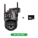 BESDER 9MP Dual Screen Wifi Camera 8X Digital Zoom Color Night Vision Outdoor Security Protection