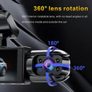 1080P WiFi Dual Dash Cam (Front & Inside) with IR Night Vision, Loop Recording, Wide Angle - Tech Trove