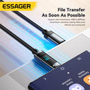 Essager 240W USB Type C To USB C Cable 100W PD 3.1 Fast Charging Charger Wire for IPhone & Android - Tech Trove