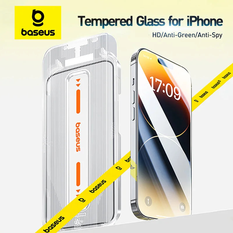 Baseus Tempered Glass Screen Protector Corning Glass Anti Spy for iPhone