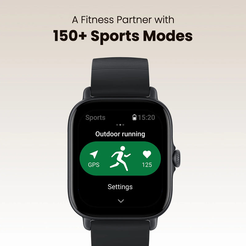 Amazfit GTS 4 Mini Smartwatch with Alexa, 24H Heart Rate & 150 Sports Modes - Tech Trove