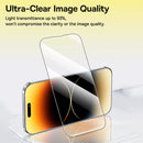 Baseus Tempered Glass Screen Protector Corning Glass Anti Spy for iPhone - Tech Trove