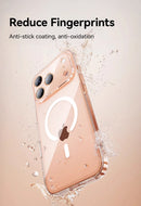 Joyroom Magnetic Wireless charger thin Case For iPhone 17 Case Anti Yellow Transparent Cover - Tech Trove