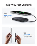 Baseus 10,000mAh Qi2 Magnetic Power Bank with 15W Wireless and 22.5W Wired Fast Charging