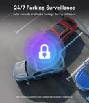 Baseus VD1 3K Dash Cam – Front & Rear, HD, GPS, Galileo, Supercapacitor, 24H Parking Support - Tech Trove