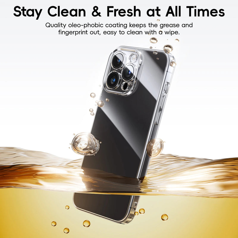 Baseus Corning Glass Case For iPhone 15, 14, 13 Pro Max Anti-scratch & Drop Protection - Tech Trove