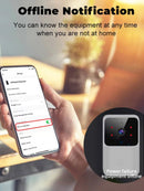 Rechargeable HD doorbell with night vision and low-power Wi-Fi video link