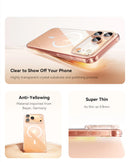 Baseus Magnetic Case for iPhone 17 Slim Thin Wireless Charging Magnetic for Magsafe Case Clear Cover Anti-Yellowing - Tech Trove