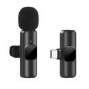 New Wireless Lavalier Microphone Portable Audio Video Recording Mini Mic for iPhone Android - Tech Trove