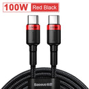 Baseus 100W USB C to USB Type C Quick Charge 4.0 Fast Charging Cable