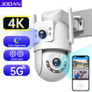 Jooan 4K 8MP HD 5G Wifi Dual Lens outdoor AI Tracking Security Camera