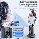 360 Rotation Gimbal Stabilizer, Follow-up Selfie Desktop Face Tracking Gimbal for Tiktok Smartphone Live, with Remote Shutter - Tech Trove