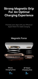 Baseus 10,000mAh Magnetic Power Bank, 27W PD Output, 15W Wireless Charging