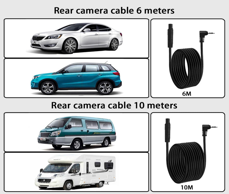 4K 11.26" Car DVR Dash Cam with CarPlay, Android Auto, GPS, WiFi, BT, FM, Rearview Mirror Recorder - Tech Trove