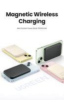 UGREEN Power Bank Magnetic 10000mAh PD20W Portable Wireless Fast Charging