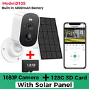 1080P WiFi Camera Solar Outdoor Wireless Battery Powered Camera