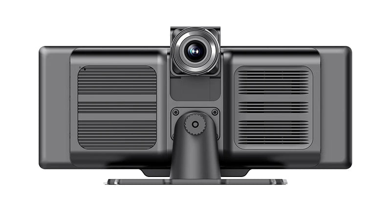 4K 10.26" Mirror Dash Cam with Wireless CarPlay, Android Auto, GPS & Rearview Camera - Tech Trove
