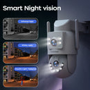 Lenovo 4K Surveillance Camera 5G Wifi Outdoor Dual Lens Cameras