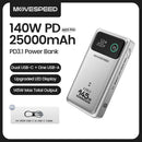 MOVESPEED M25Pro Power Bank, 25,000mAh Capacity with 140W Fast Charging