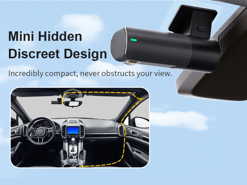 KAWA D5 2K Dash Cam – Car DVR with Night Vision, Voice Control, WiFi, WDR, and App Monitor - Tech Trove