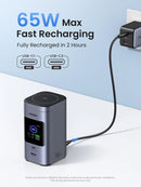 UGREEN 145W 20,000mAh Power Bank — Qi2 15W Magnetic Wireless, PD3.1, 100W Fast Charging for Laptops