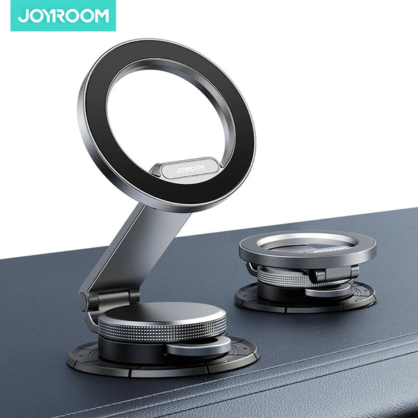 Joyroom All-Metal Strongest Magnet Foldable Phone Holder for Car Dashboard Tesla Phone Mount For iPhone