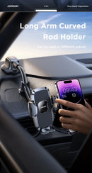 Joyroom JR-ZS259 360° Car Phone Mount – Universal, Hands-Free, Long Arm - Tech Trove