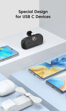 KUULAA 5000mAh Mini Type-C Power Bank