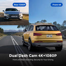 UHD 4K WiFi Dual Dash Cam with GPS & 24H Parking Monitor - Tech Trove