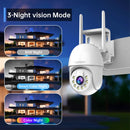 Lenovo 5MP Smart WiFi Outdoor PTZ Camera – 5x Zoom, Auto-Tracking, ONVIF, CCTV IP Security Camera.