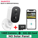 1080P WiFi Camera Solar Outdoor Wireless Battery Powered Camera