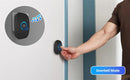 Waterproof Wireless Doorbell Kit with Push Button and Plug-in Chime