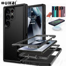 Full Body 3 in 1 Shockproof Heavy Duty Anti-Scratch Rugged Kickstand Cover for Samsung Galaxy - Tech Trove