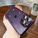 Plating Transparent Clear Luxury Personalised Customized Name Case For iPhone - Tech Trove