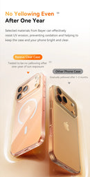 Baseus Magnetic Case for iPhone 17 Slim Thin Wireless Charging Magnetic for Magsafe Case Clear Cover Anti-Yellowing - Tech Trove