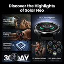 HAYLOU Solar Neo Smart Watch 1.53'' HD Display - Tech Trove