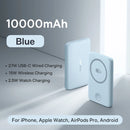 Baseus 10,000mAh Magnetic Power Bank, 27W PD Output, 15W Wireless Charging